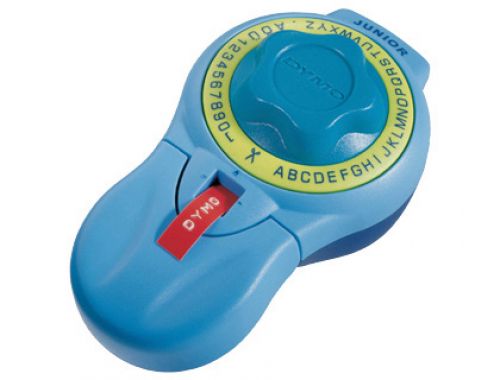 Etiquetadora dymo junior 9 mm utiliza fitas 3d de 9 mm de largura x 2 e 3 m de comprimento cor azul , Dymo , 29745 , 3026981746048